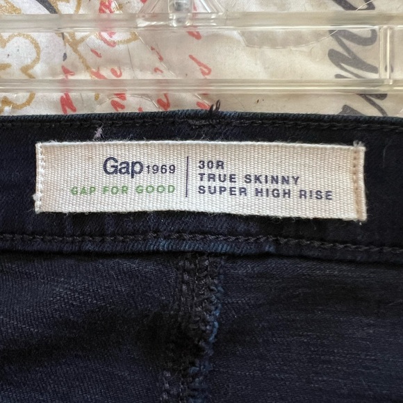 The Gap High rise true skinny jeans, size 30R - Picture 4 of 5